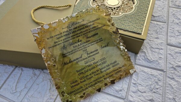 Resin Box Invitation ( Without Jars ) - Image 2