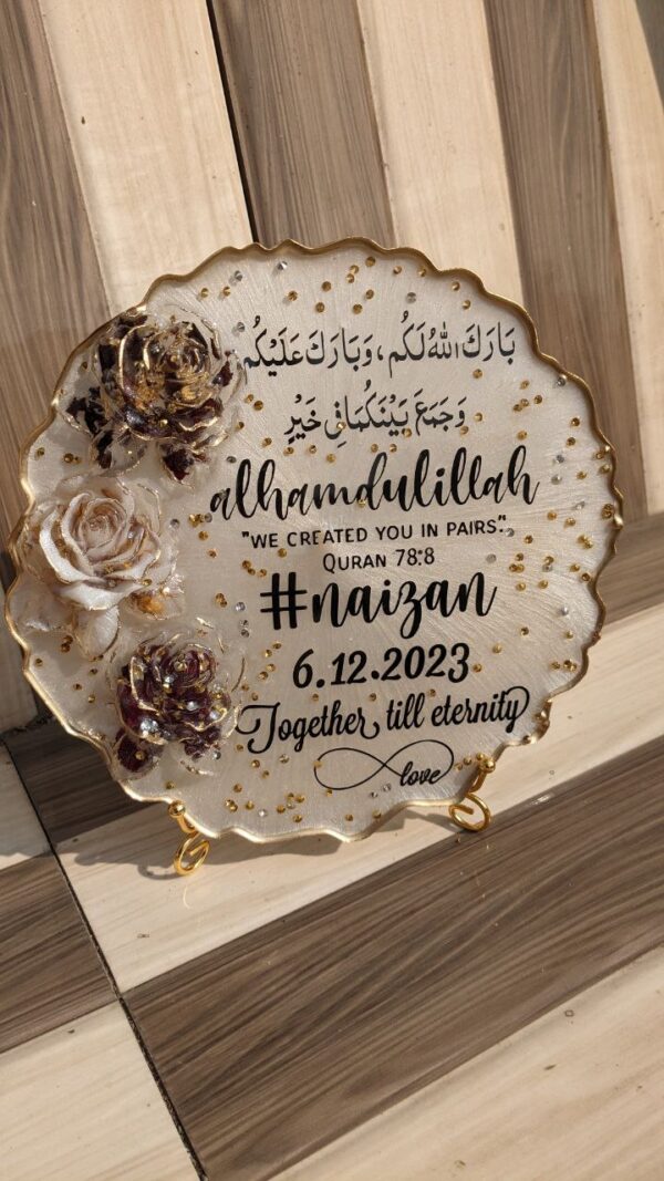 3D Rose Wedding Frame - Image 6