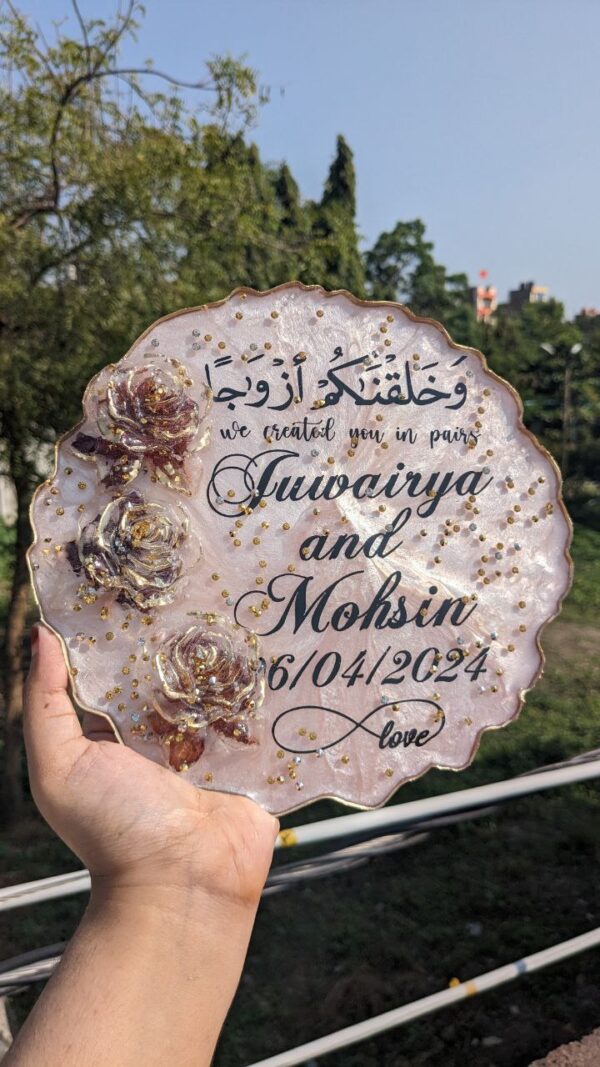 3D Rose Wedding Frame - Image 5