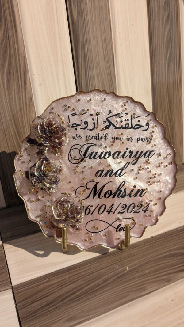 3D Rose Wedding Frame - Image 2