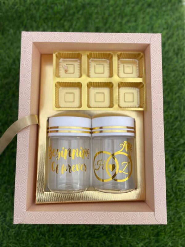 Premium Wedding Box Resin Invitation ( With Jars ) - Image 7