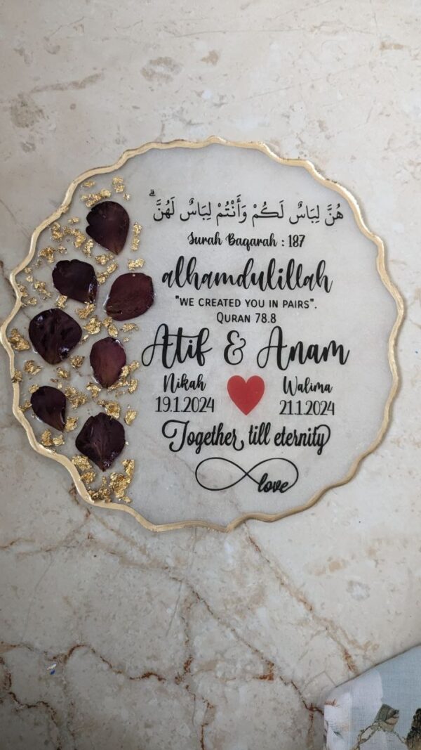 Acrylic Wedding Frames - Sphere - Image 3