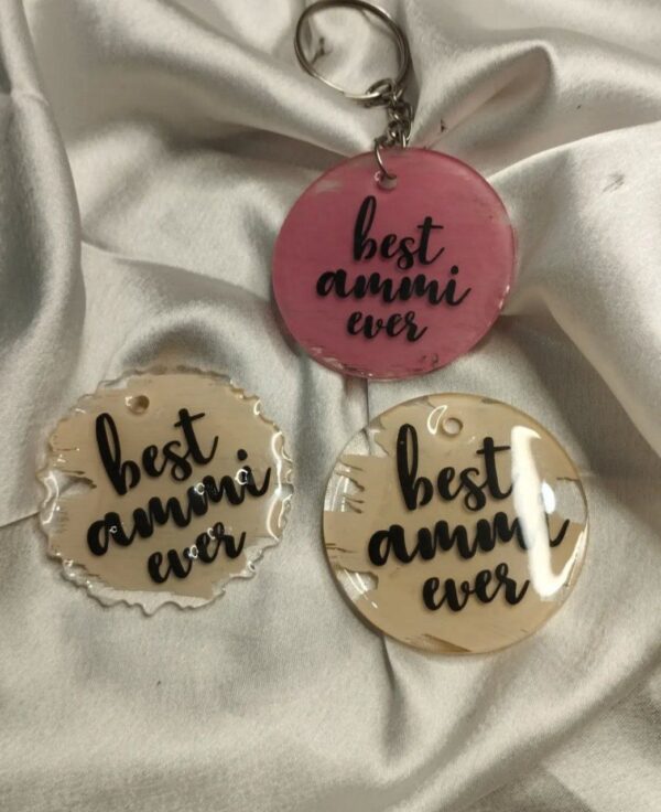 Acrylic keychains With Resin Coated - Image 3
