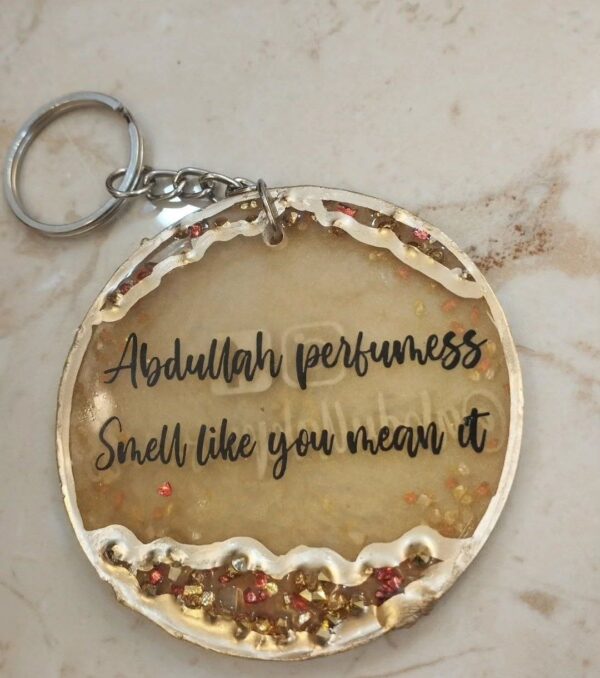 3"inches Resin Keychain