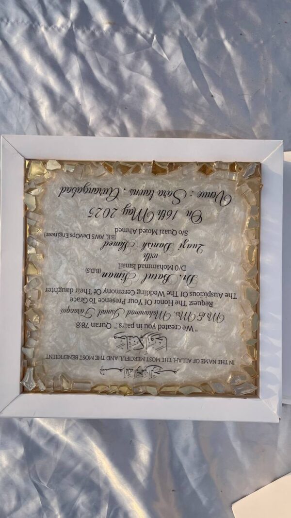Resin Box Invitation ( Without Jars ) - Image 11