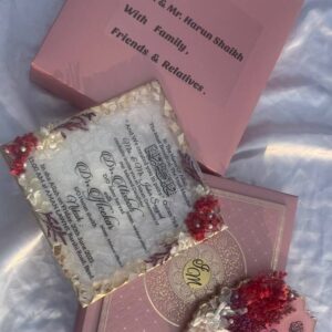 Resin Box Invitation ( Without Jars )