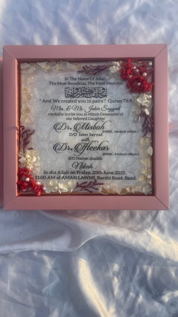 Resin Box Invitation ( Without Jars ) - Image 8