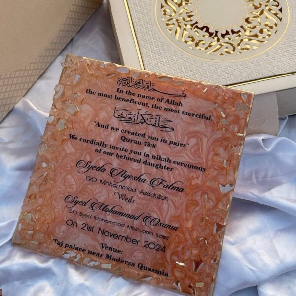Resin Box Invitation ( Without Jars ) - Image 5
