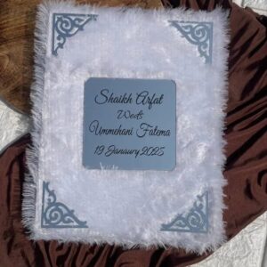 Booklet Nikah Namah With Fur ( White )