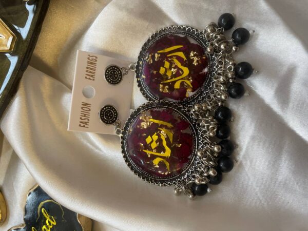 Resin Jhumka Floral or Non Floral - Image 2