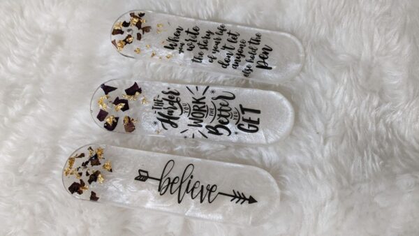 Customizable Resin Bookmarks - 6 inches - Image 4