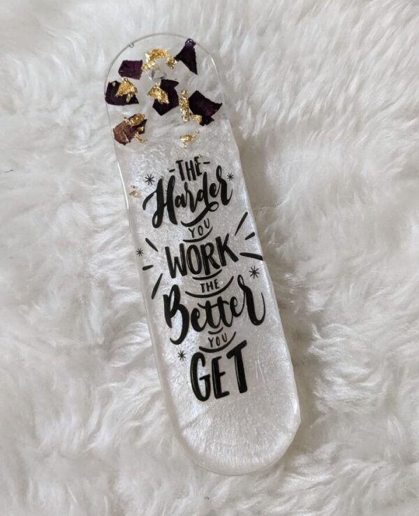 Customizable Resin Bookmarks - 6 inches